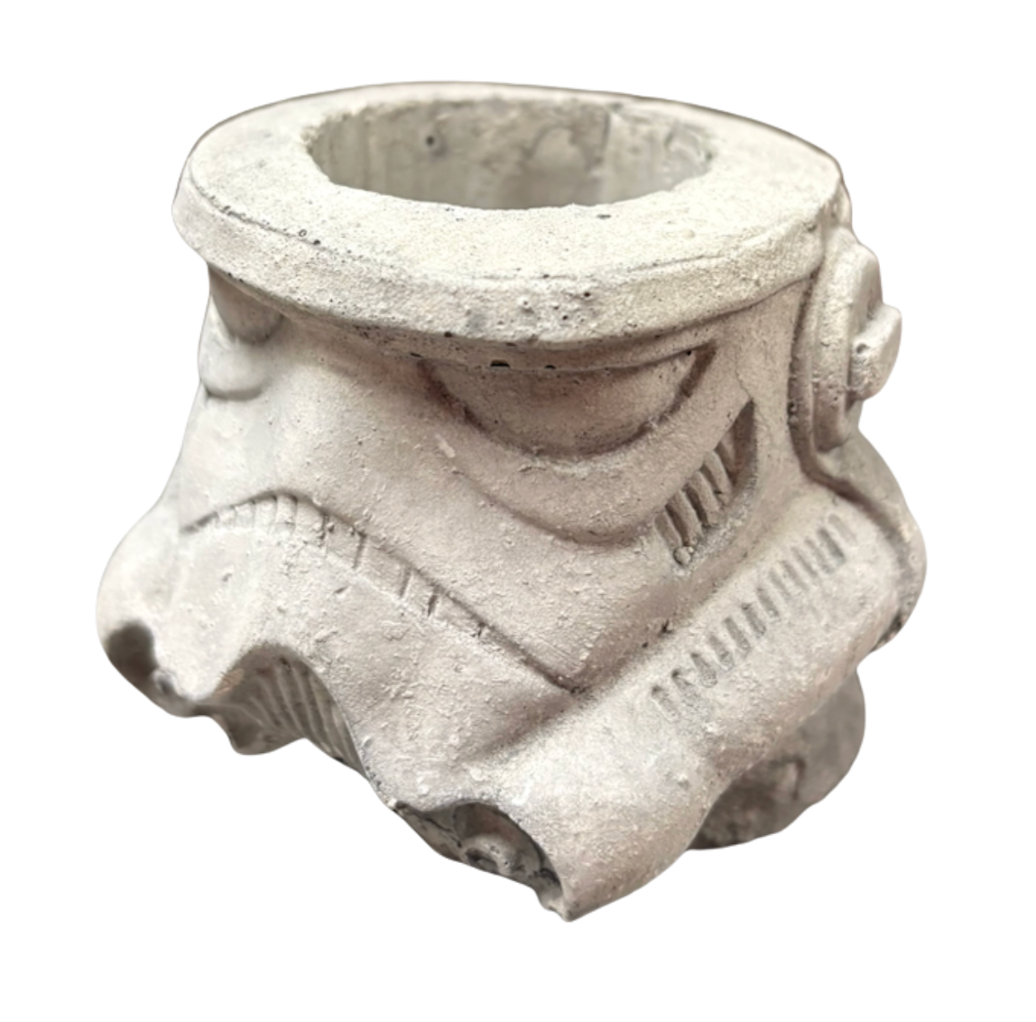 Concrete Storm Trooper Pot alternate view