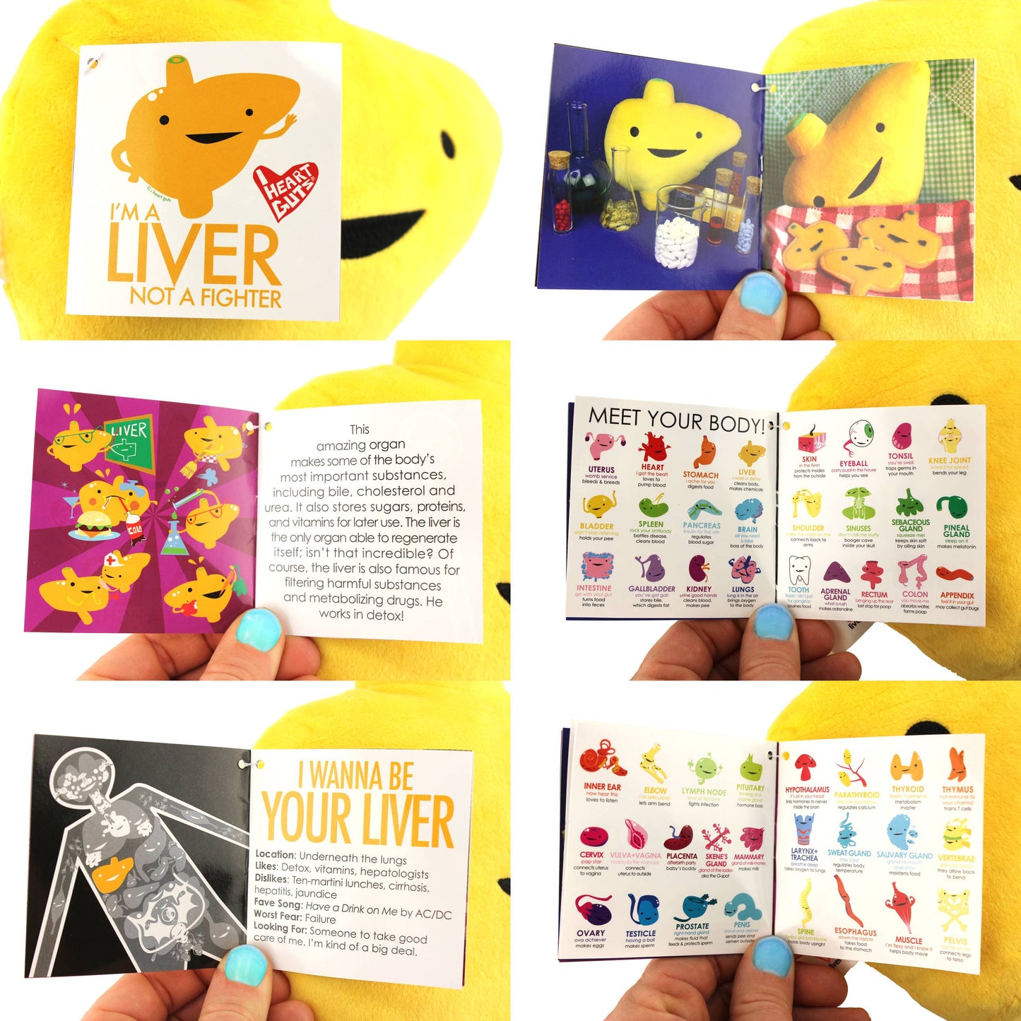 Liver Plush - I'm a Liver Not a Fighter