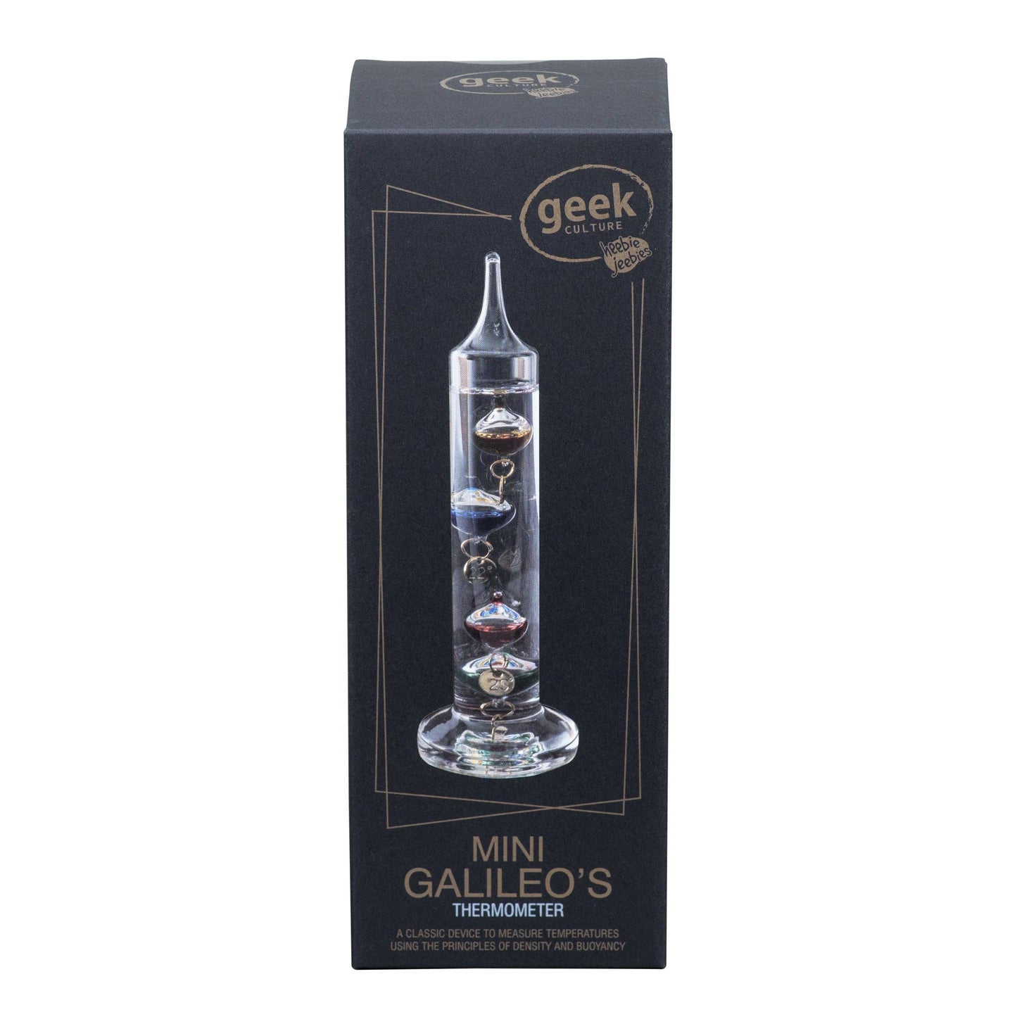 Galileo Thermometer Mini 6" Classic Weather Tool