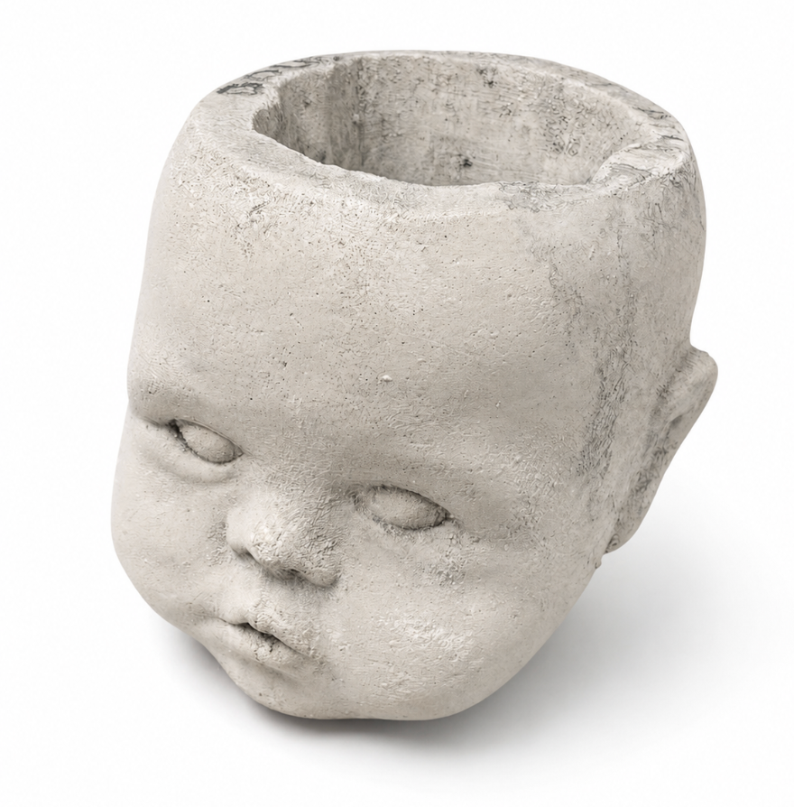 Concrete Doug Head alternate view