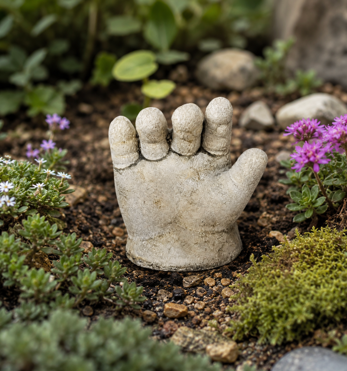 Concrete Baby Hand alternate view