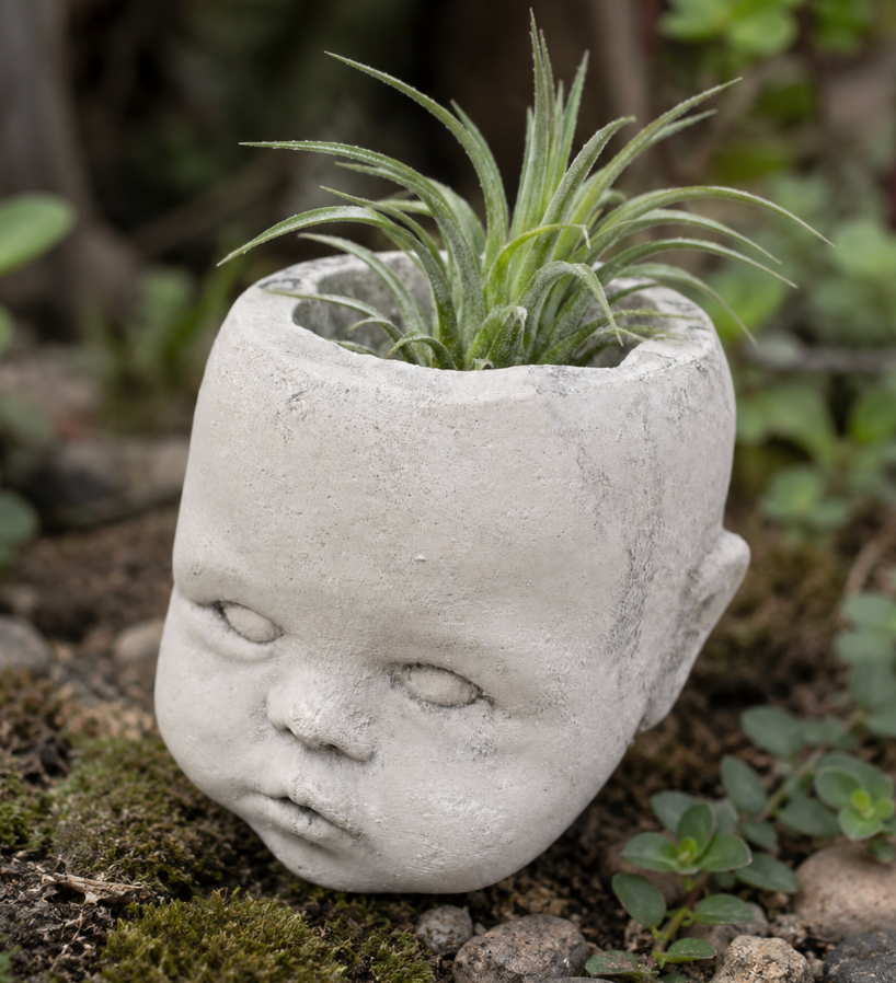Concrete Doug Head alternate view