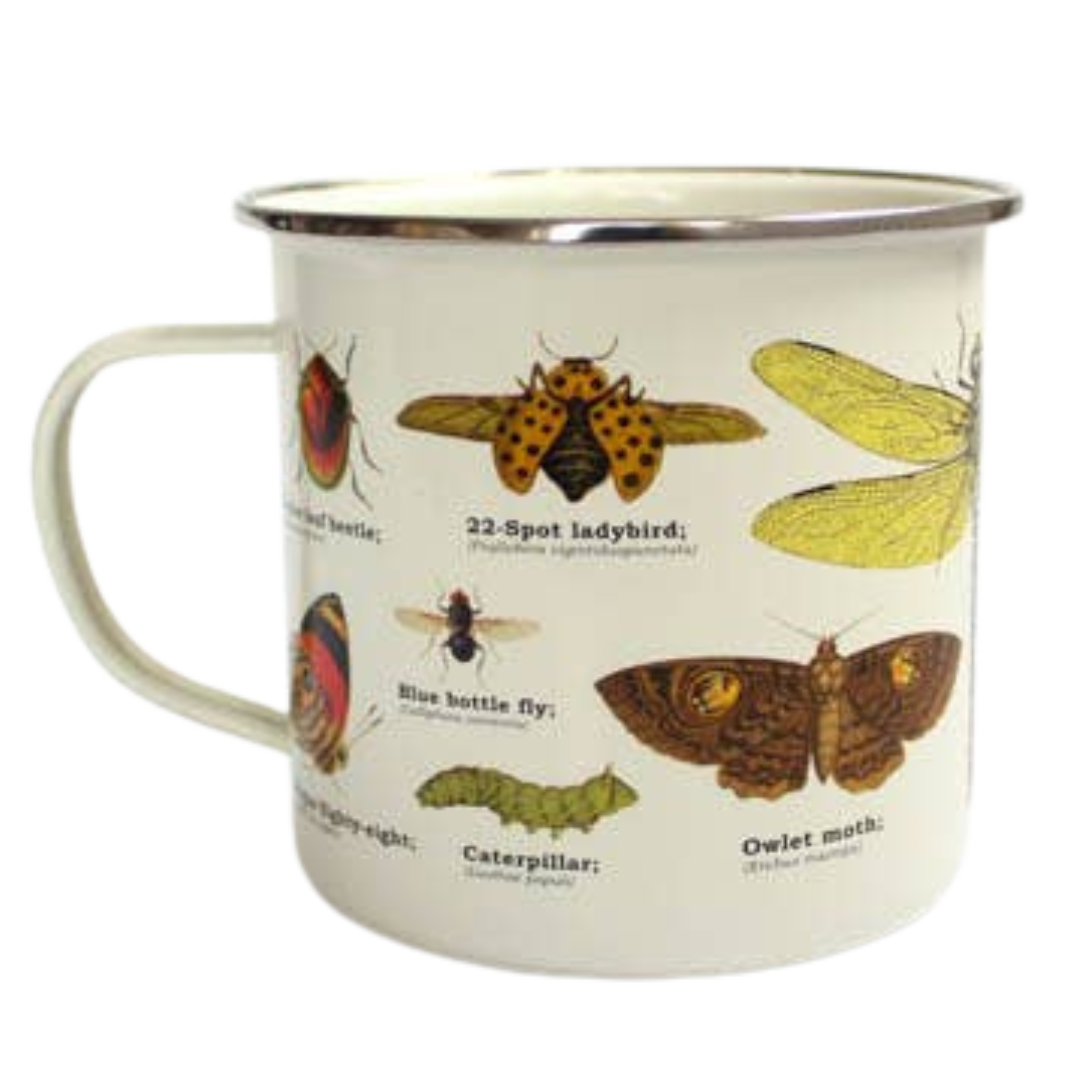 Insects Enamel Mug – FLORA & FAUNA