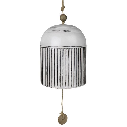 Stripes Ceramic Bell