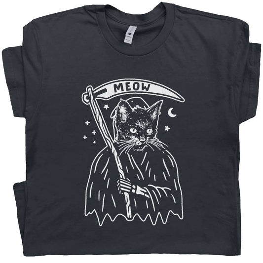 Grim Reaper Cat T-Shirt